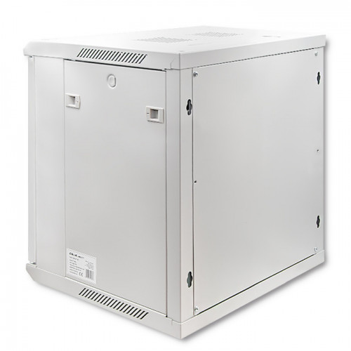Qoltec rack cabinet 19&quot; | 12U | 600*635*450 | grey | hanging