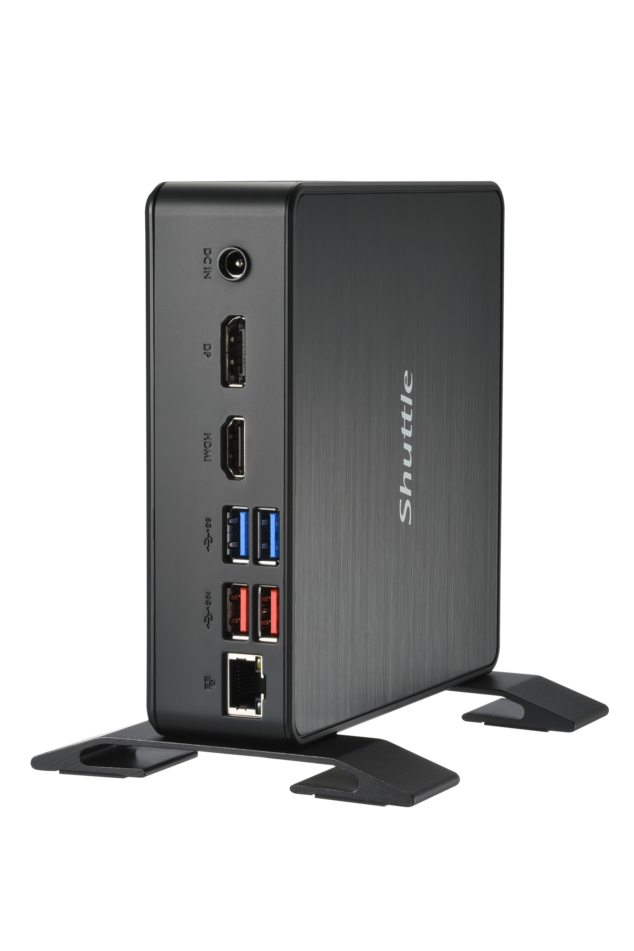 Shuttle XPC nano NC40U barebone system - Intel Celeron 7305 1.10 GHz Penta-core (5 Core) - Intel chip, 2 memory slots, serial ATA/600 RAID supported, NVMe