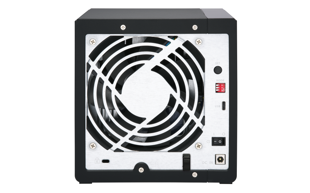 QNAP 4 bay USB Type-C direct attached storage (DAS) with hardware RAID (diskless)