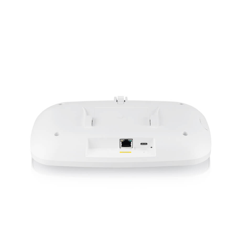 Zyxel WBE510D BE6500 access point (2.4GHz: 2*2:2, 5 or 6GHz: 4*4:2) MU-MIMO, dual optimised antenna, dual radio 2.4 &amp; 5 or 6GHz, incl. 1y Nebula Pro, 1*2.5G LAN port, PoE+ (802.3at), standalone/controler/Nebula cloud managed, no power adapter
