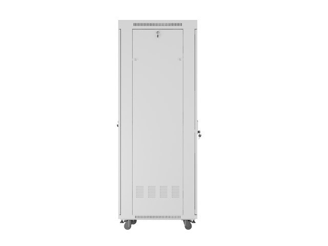 Lanberg 19&quot; v2 free-standing rack cabinet, 42U/600*800 with glass door (flat pack), grey