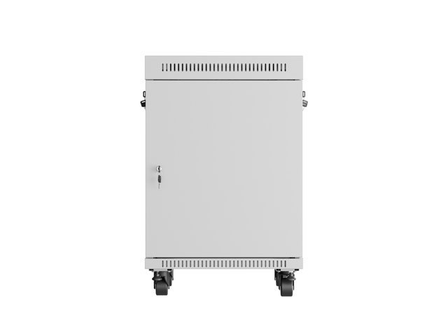 Lanberg 19&quot; v2 free-standing rack cabinet, 15U/600*600 with glass door (flat pack), LCD, grey