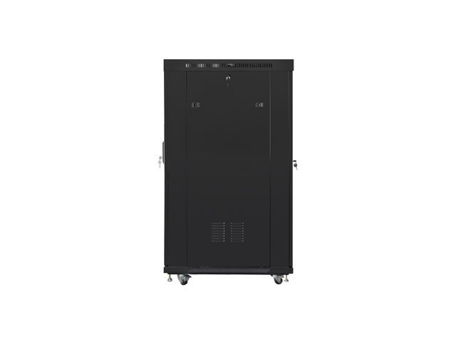 Lanberg 19&quot; v2 free-standing rack cabinet, 22U/800*1000 with mesh door (flat pack), LCD, black