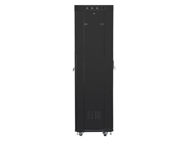 Lanberg 19&quot; v2 free-standing rack cabinet, 42U/600*600 with mesh door (flat pack), LCD, black