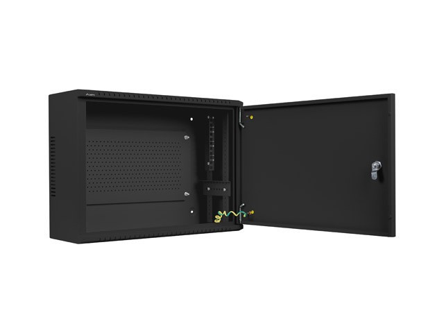Lanberg 19&quot; wall-mount rack cabinet, 4U+3U/540*200, low profile (assembled), black