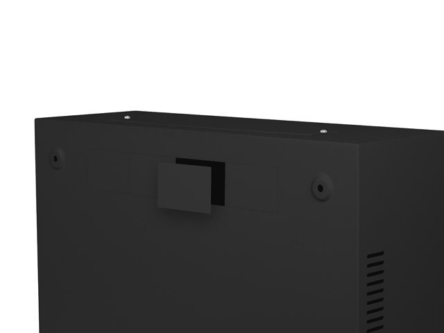 Lanberg 19&quot; wall-mount rack cabinet, 4U+3U/540*200, low profile (assembled), black