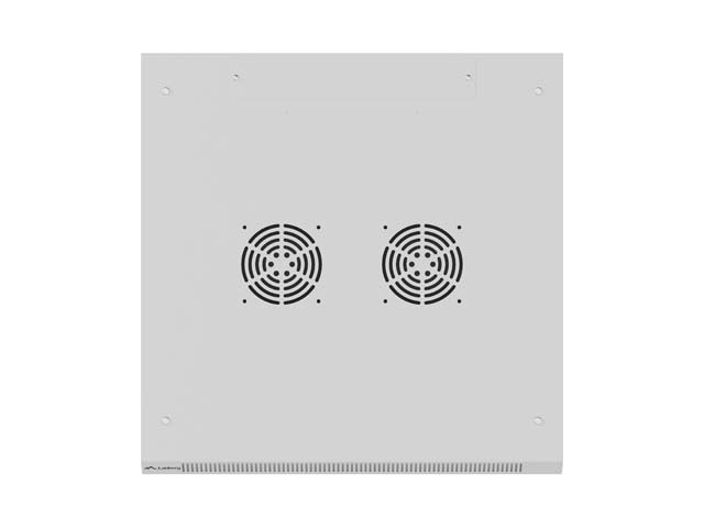 Lanberg 19" wall-mount rack cabinet, 22U 600*600, glass door, grey, flat-pack