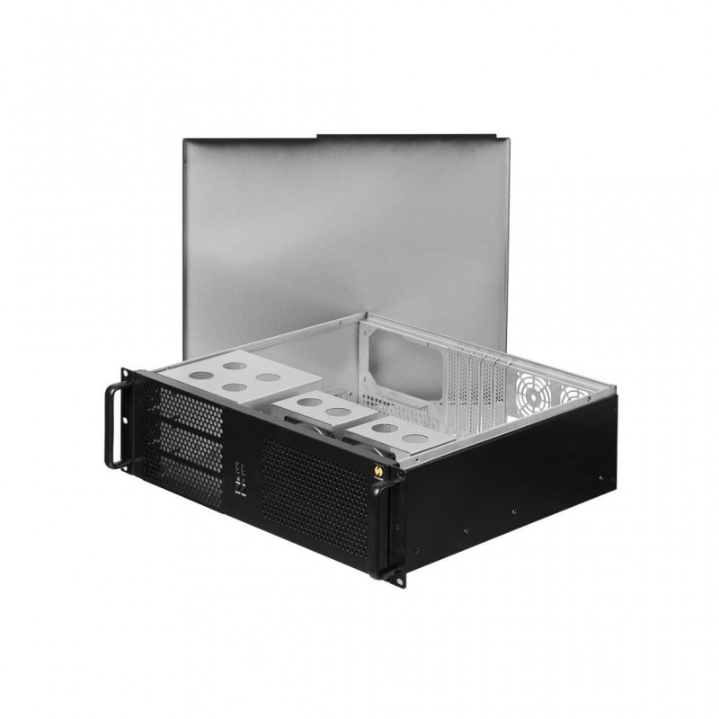 Netrack 19" 3U server chassis, mini-ITX/microATX/ATX, 482*133.3*390mm