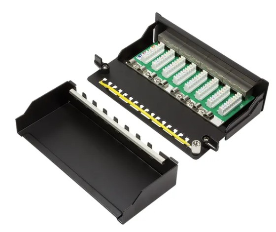 Logilink patch panel Cat.6A table/wall 8-port, gray (koopia)