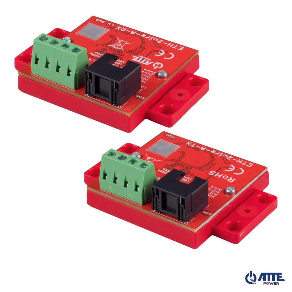 Set for 10/100Mbps LAN + PoE transmission over 2 wires