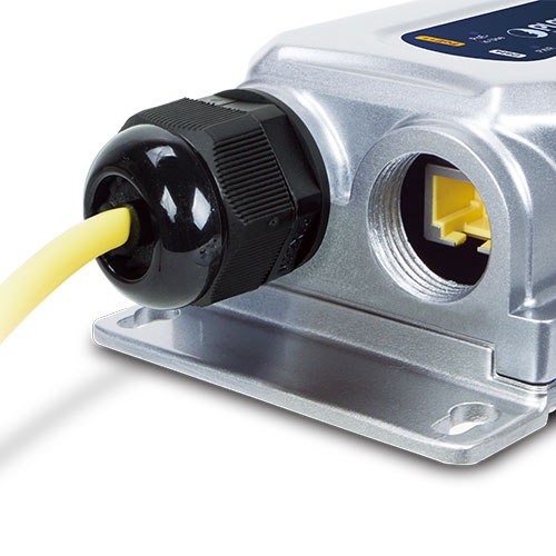 Industrial IP67 1-port 60W 802.3bt PoE++ injector