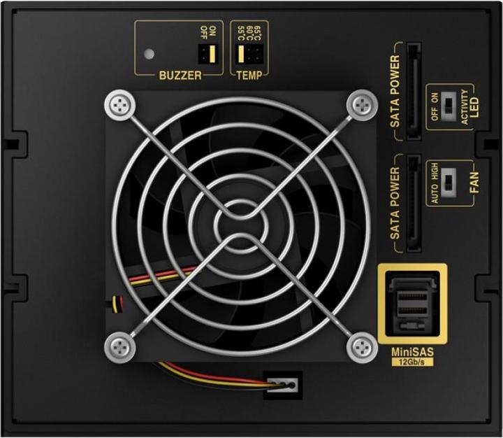 Backplane 4*SAS/SATA 3.5" HDD in 3*5.25", 1*mini SAS HD