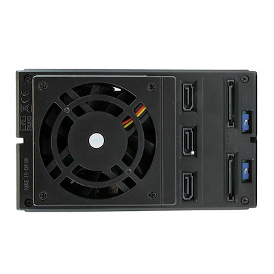 3 bay 3.5" SATA III/SAS II HDD aluminium trayless hot swap mobile rack backplane, 6Gbps, 2*5.25"