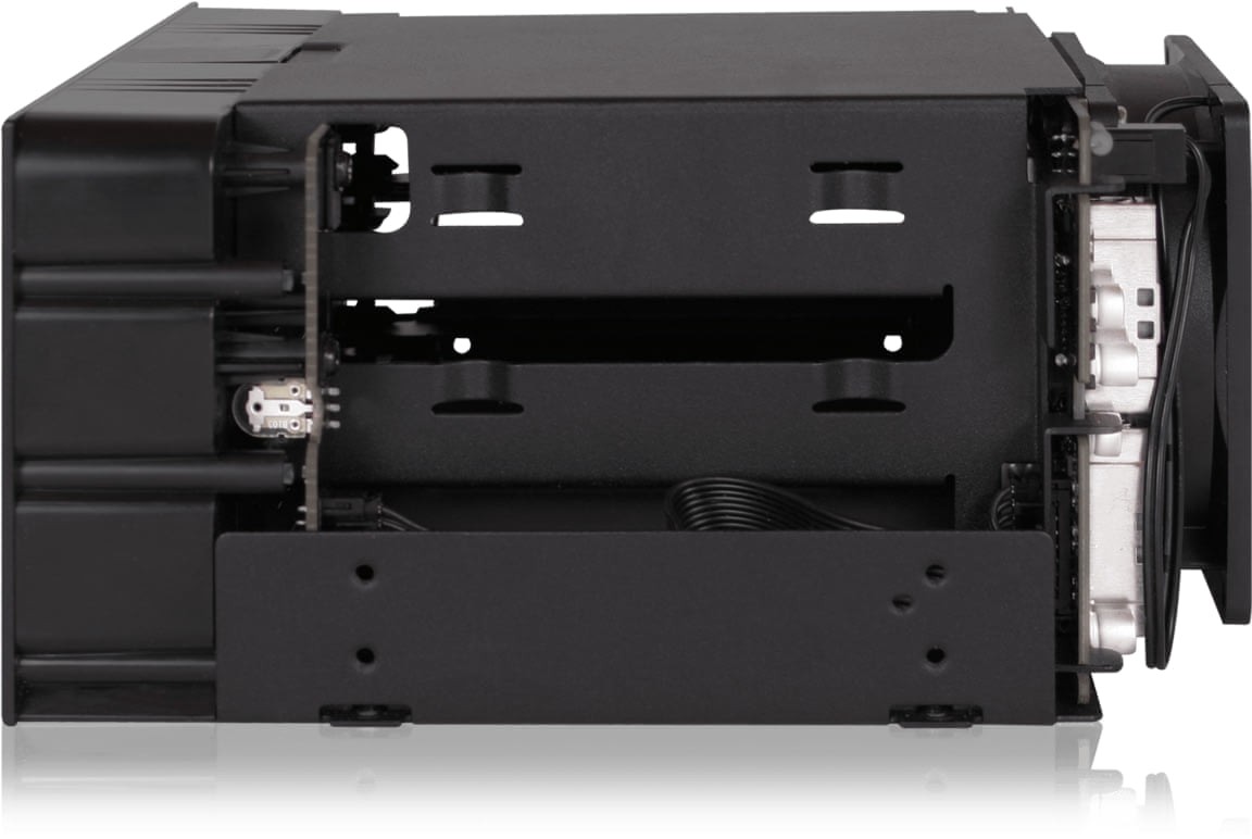 3 bay 3.5" SATA III 6Gbps/SAS III 12Gb/s HDD backplane, tray-less, 6Gbps, 2*5.25"