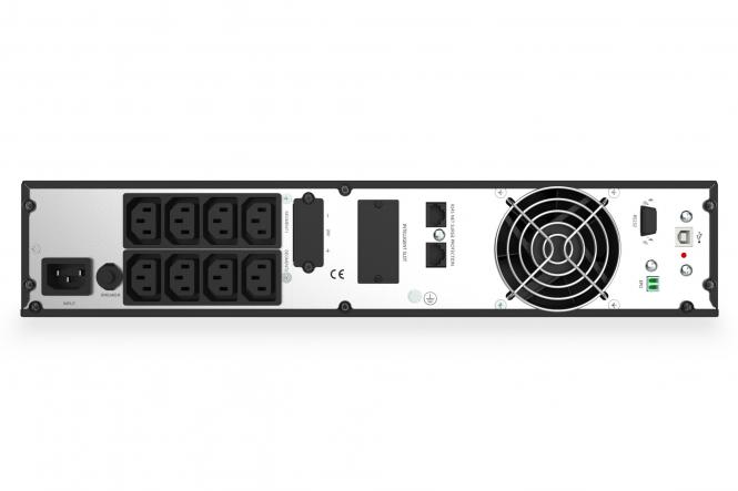 VFI, 1500VA/1500W online UPS rack/tower,4min@full load,230V,50Hz,RS232,USB,COM slot