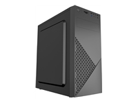 Gembird office computer case Fornax 170 ATX 2*USB 2.0 + 1*USB 3.0 + 1*USB Type-C card reader, black