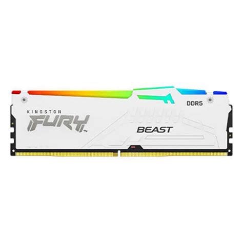 Kingston 32GB 6000MT/s DDR5 CL30 DIMM Fury beast white RGB Expo