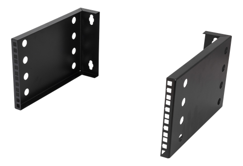 10"-19" seinaräkk, 4U, 25kg koormus, teras, must