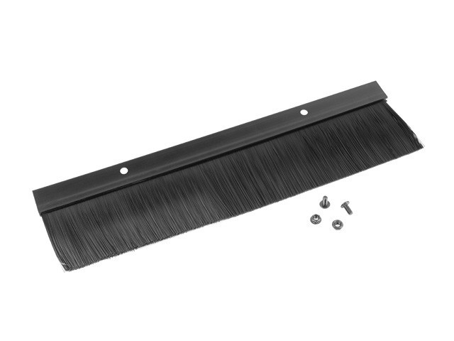 Lanberg 19&quot; cable entry brush panel, black