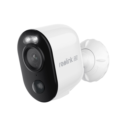 Reolink smart standalone wire-free camera, Argus series B350, bullet,  8MP, fixed, IP65, H.265, MicroSD max 128GB