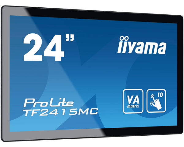 iiyama Prolite 23.8&quot; open frame LCD touchscreen monitor, 16:9, 16ms, 1920*1080 FHD, 350cd/m², HDMI, USB, VGA, DP