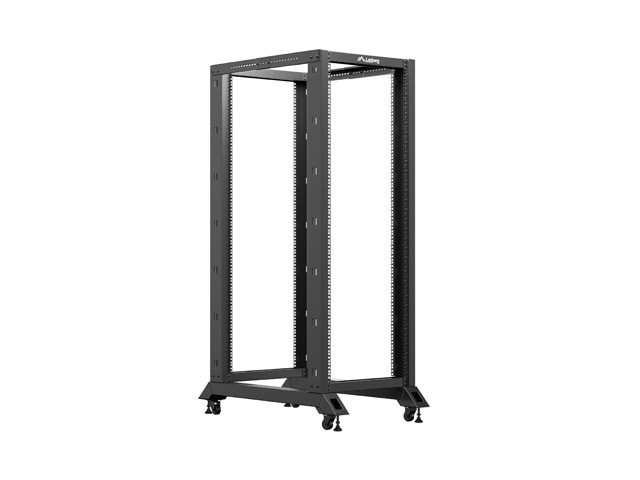 Lanberg open frame rack 19" 32U 600*1000, black