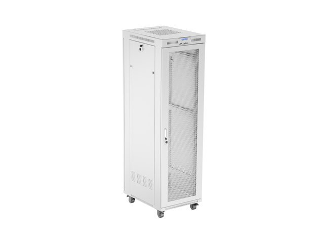 Lanberg 19" free-standing rack cabinet, 42U/600*800 with mesh door, LCD, grey, flat pack