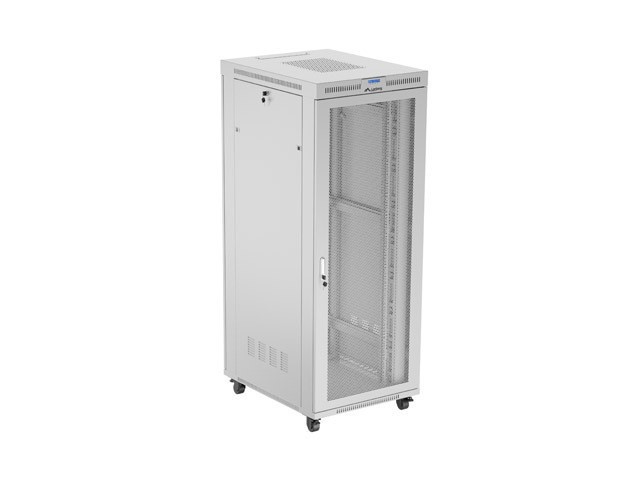 Lanberg 19&quot; free-standing rack cabinet 42U/800*1000 with mesh door, LCD, grey, flat pack