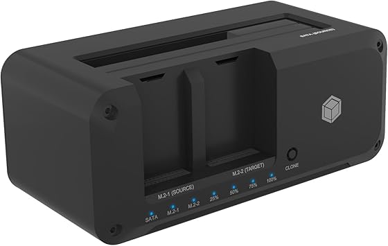 Raidsonic HDD/SSD docking station, 2.5&quot;/3.5&quot; shared, M.2, M.2 NVMe card / SATA 6Gb/s