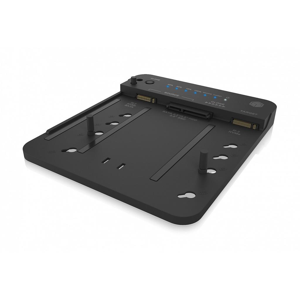 Raidsonic HDD/SSD docking station, 2.5&quot;/3.5&quot; shared, SATA, NVMe