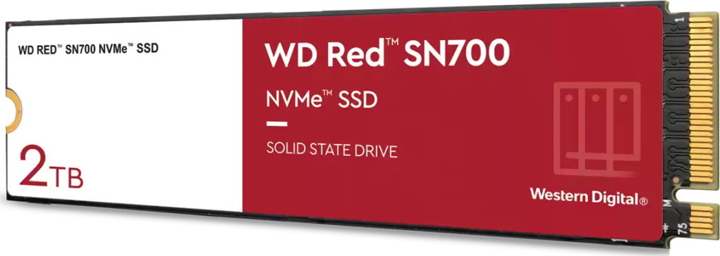 WD Red SSD SN700 NVMe 2TB M.2 2280 PCIe Gen3 8Gb/s internal drive for NAS devices