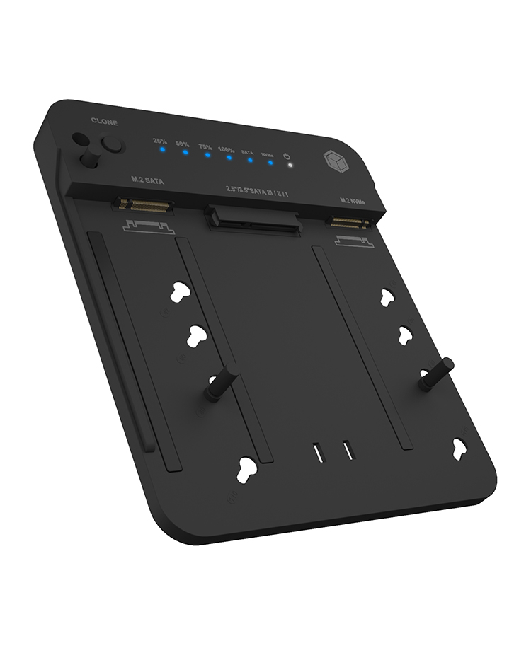 Raidsonic HDD/SSD docking station 2.5&quot;/3.5&quot; shared, M.2, M.2 NVMe card / SATA 6Gb/s