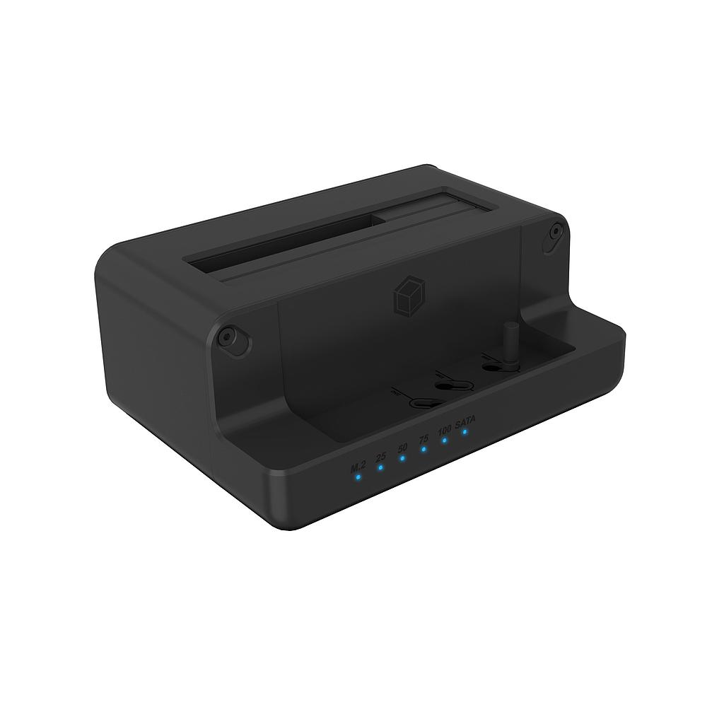 Raidsonic HDD/SSD docking station, 2.5&quot;/3.5&quot; shared, M.2, SATA 6Gb/s