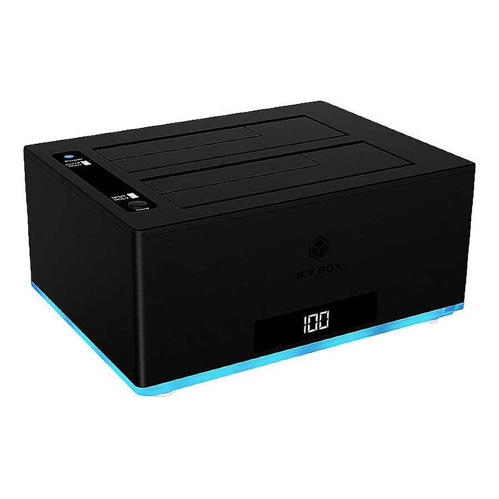 Raidsonic docking &amp; cloning station IcyBox 2.5"&amp;3.5" SATA, USB3.0 TypeA