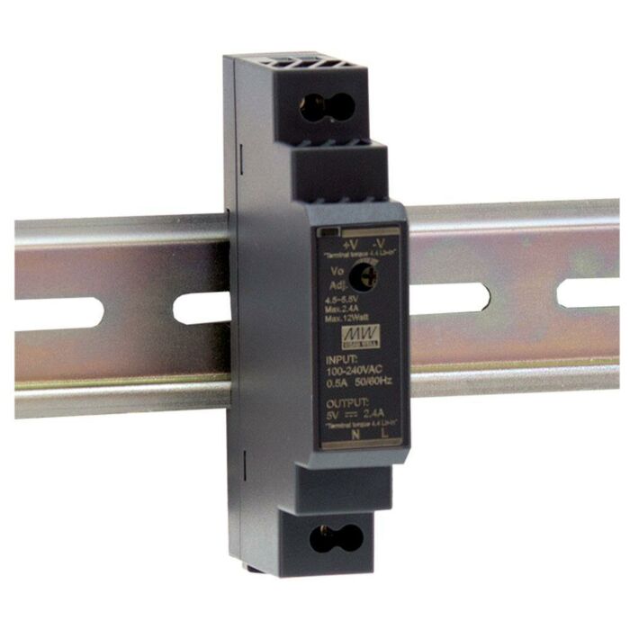MeanWell toiteplokk DIN-liistule, 15W 24V 0.63A -30 ... 70C°