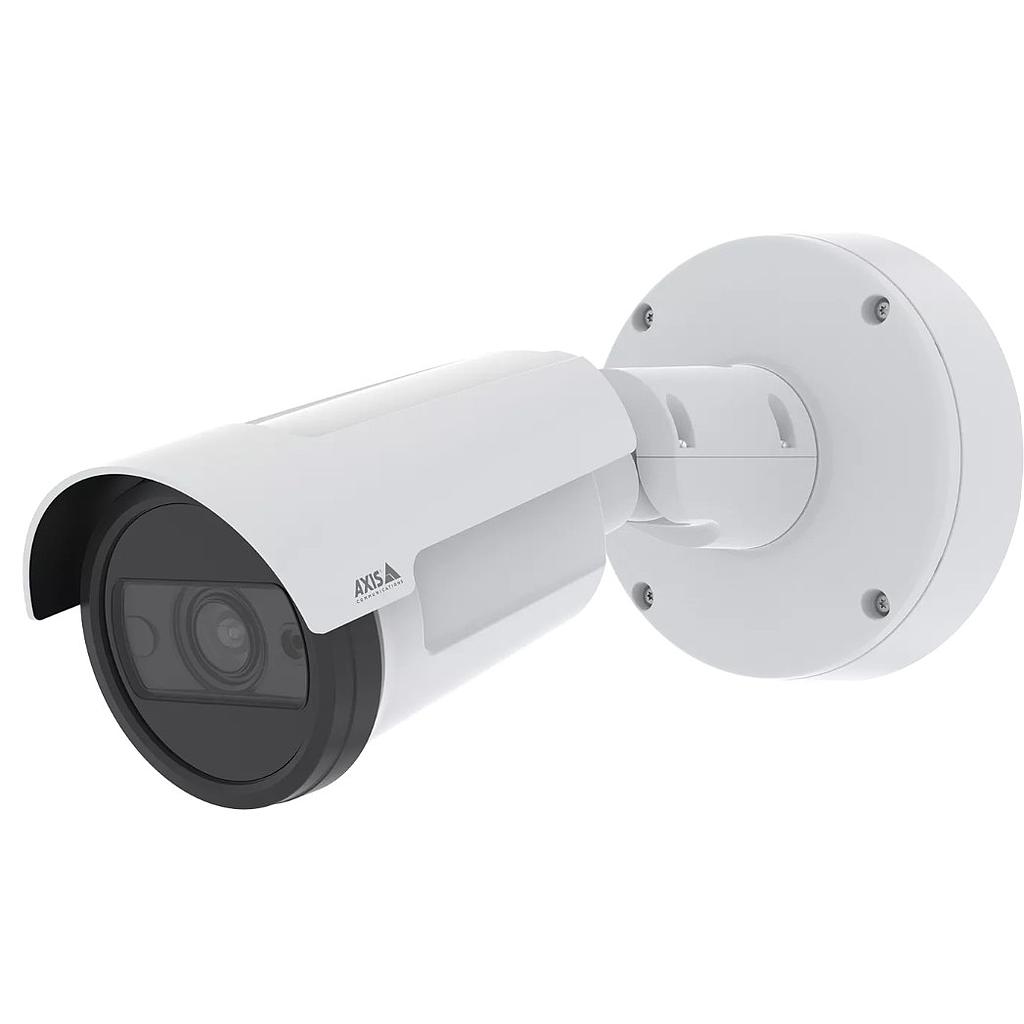 Axis P1467-LE bullet camera, fully featured, all-around 5MP surveillance, white