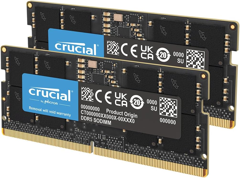 Crucial Value memory module DDR5 32GB, PC4800, CL40, KIT 2*16GB, 1,1V