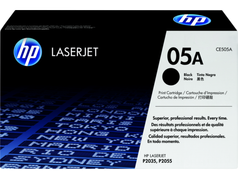 HP 05A black original LaserJet toner cartridge