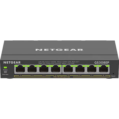 Netgear 8PT GE Plus switch W/POE+