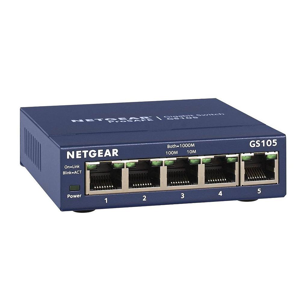 Netgear 5-port Gigabit Ethernet unmanaged switch GS105