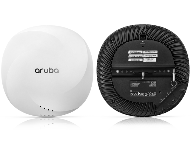 HPE Aruba AP-635 access point RW Tri radio 2x2:2 802.11ax Wi-Fi 6E internal antennas