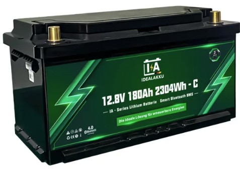 IA seeria LiFePO4 aku 12V, 180Ah, CAN Smart-BMS &amp; Bluetooth