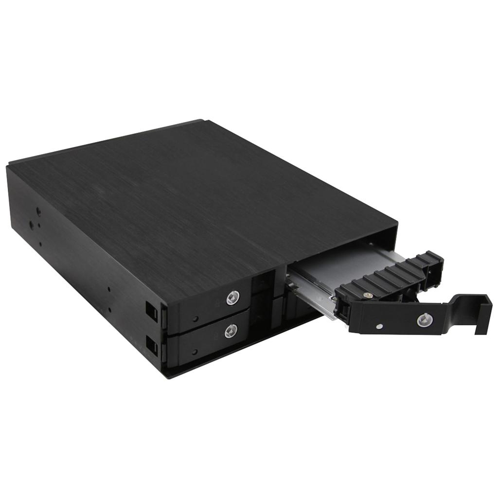 4 bay 2.5" SATA III/SAS II HDD aluminium trayless hot swap mobile rack backplane, 6Gbps