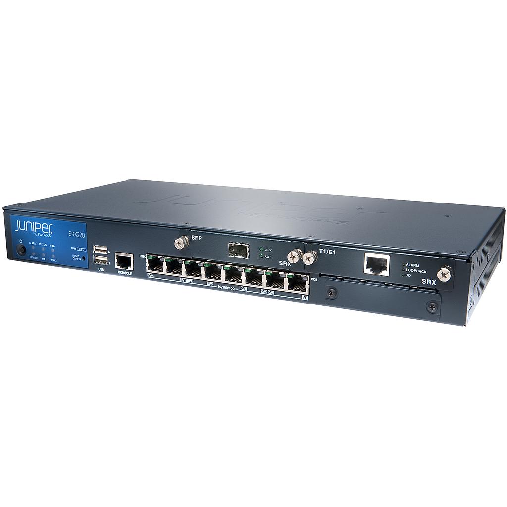 SRX220 Services Gateway PoE, refurbished