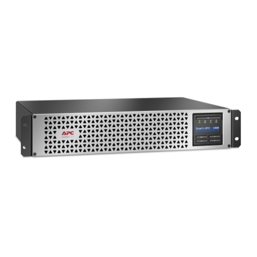 APC Smart-UPS, Line Interactive, 1000VA, Lithium-ion, Rack/Tower, 2U, 230V, 6x IEC C13 outlets, SmartConnect Port+SmartSlot, Short Depth, AVR, LCD