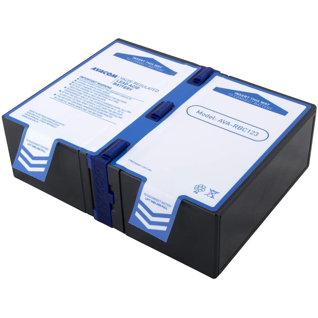Avacom replacement battery for APC: RBC123 battery for UPS - consists of the long brand premium batteries