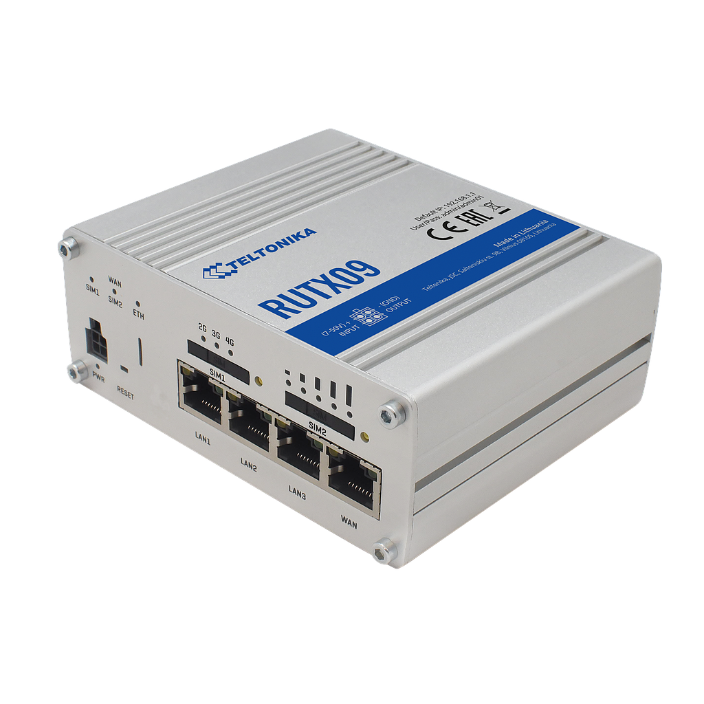 Teltonika IoT marsruuter RUTX09 LTE+ETH
