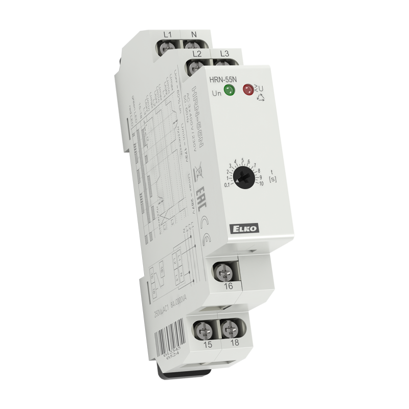 Module: voltage monitoring relay; DIN; SPDT; 250VAC/8A; 0.1÷10s