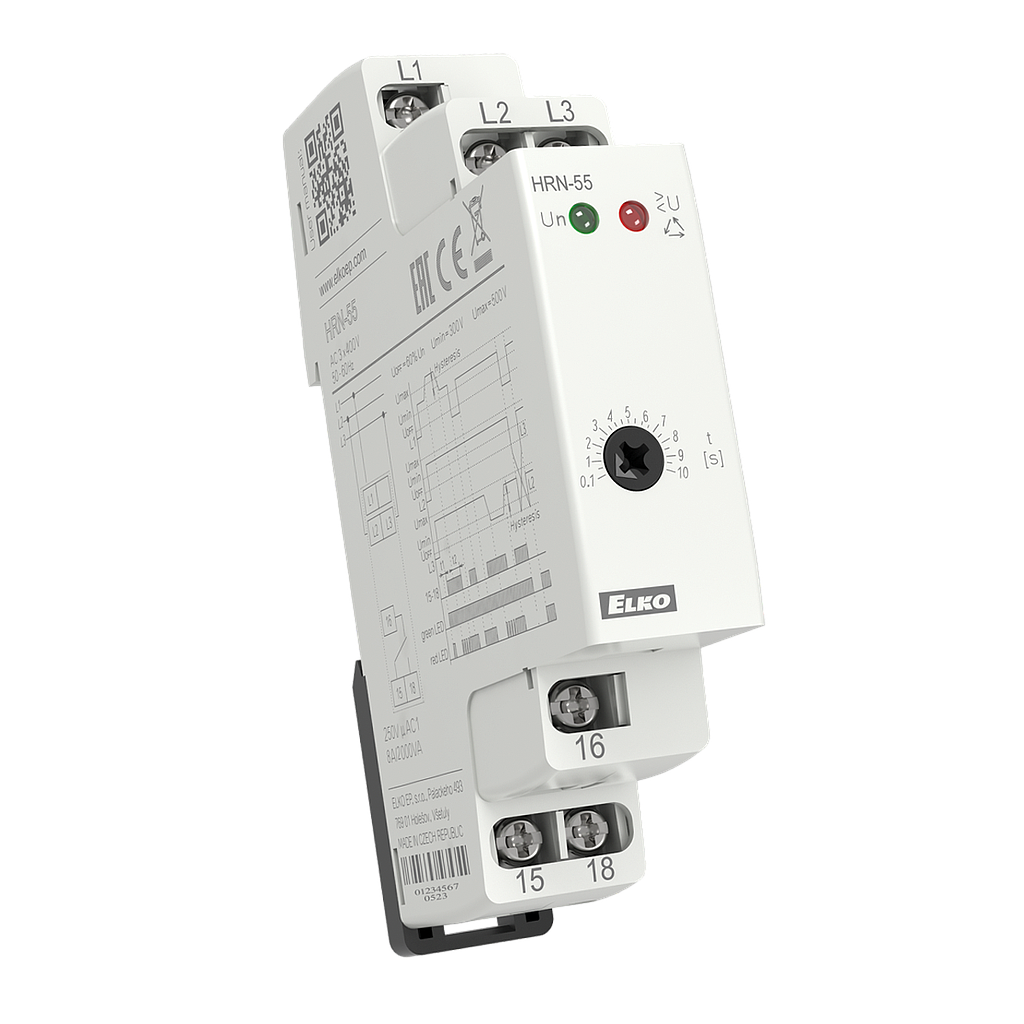 Module: voltage monitoring relay; DIN; SPDT; 250VAC/8A; 0.1÷10s