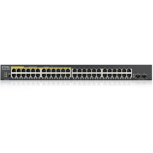 ZyXEL 48-port GbE L2 Smart PoE switch, 170 Watt rackmount